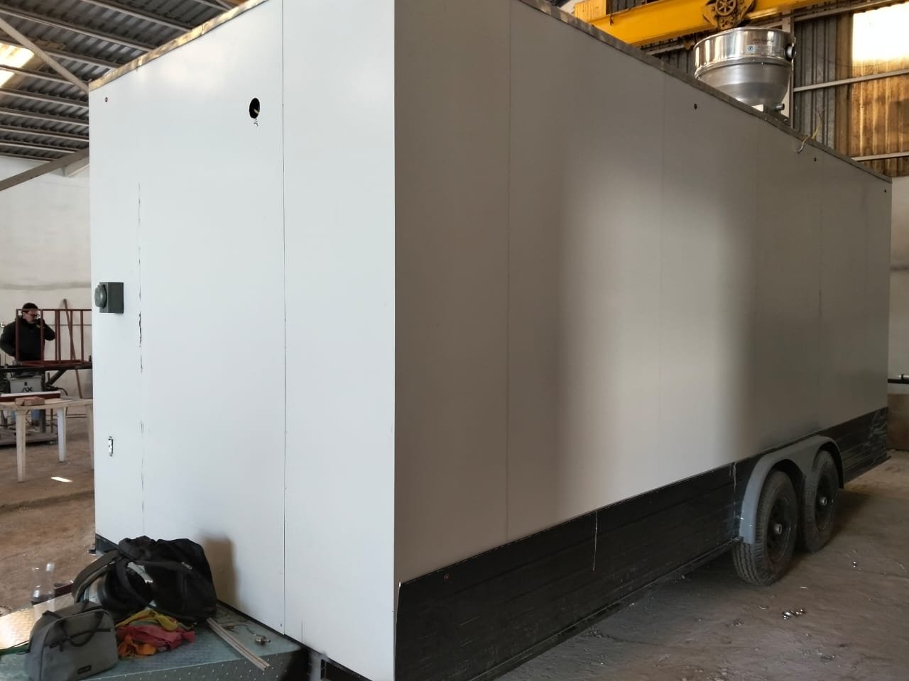 Interior de food trailer GALA